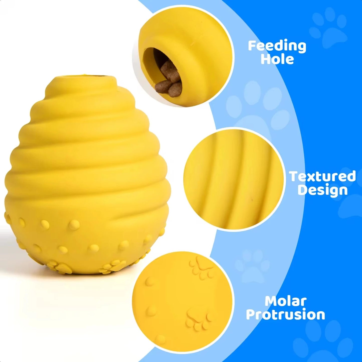 Interactive Natural Rubber Dog Chew Suitable  Large Dogs