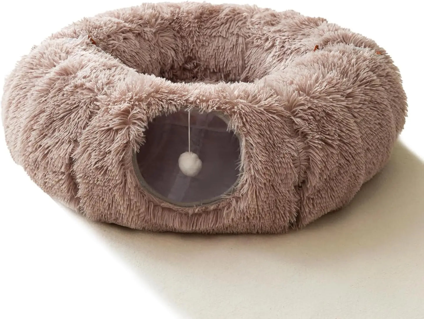 Plush Winter Cat Tunnel for Indoor Cats