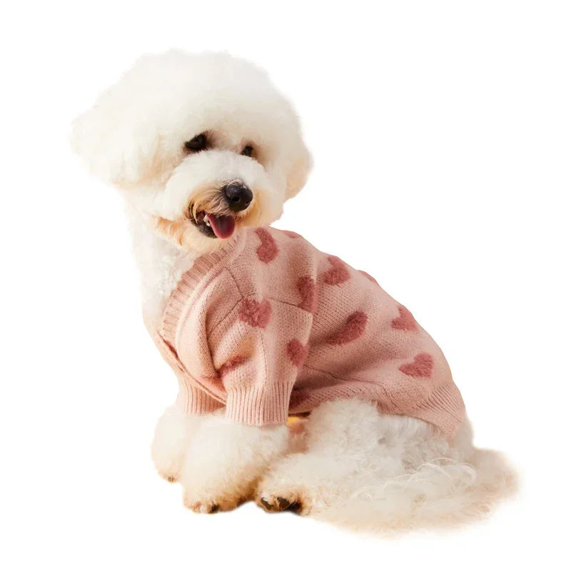 Dog Sweater Cat Clothes Small Large Warm